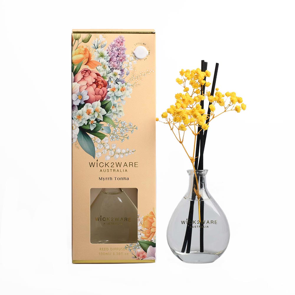 Wick 2 Ware Diffuser Dried Flower 100ml β Myrrh Tonka Wick 2 Ware Diffuser Dried Flower 100ml β Myrrh Tonka